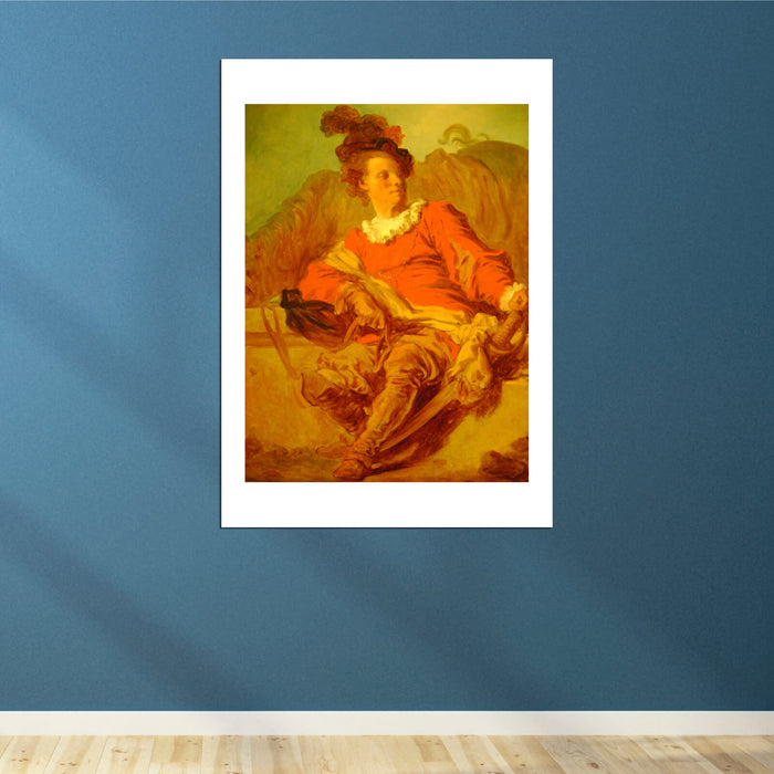 Jean Fragonard - Red Portrait