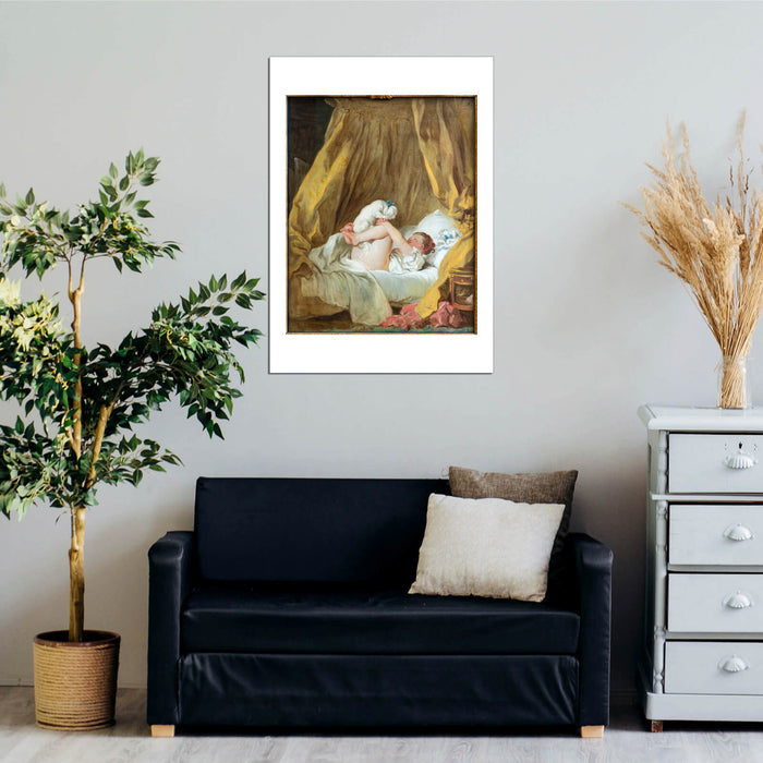 Jean Fragonard - Yellow Drapes