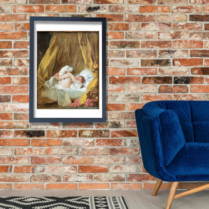 Jean Fragonard - Yellow Drapes