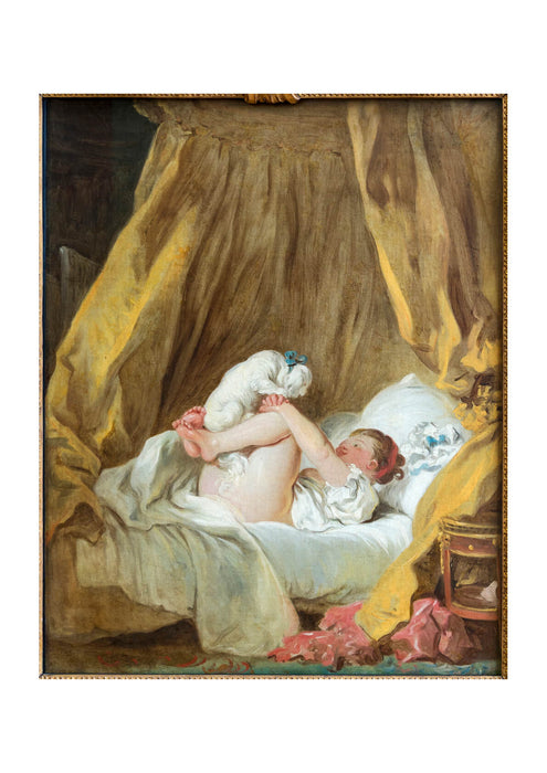 Jean Fragonard - Yellow Drapes