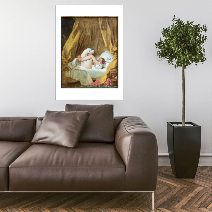 Jean Fragonard - Yellow Drapes