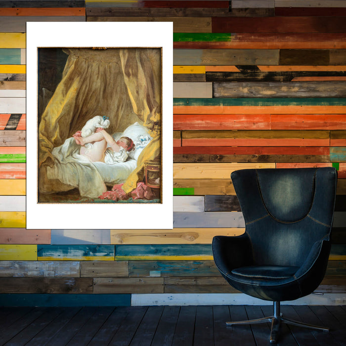 Jean Fragonard - Yellow Drapes