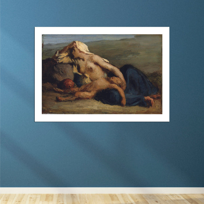 Jean Francois Millet - Agar et Isma