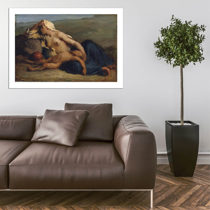 Jean Francois Millet - Agar et Isma