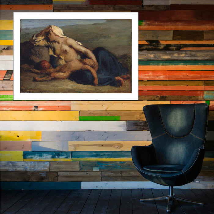 Jean Francois Millet - Agar et Isma