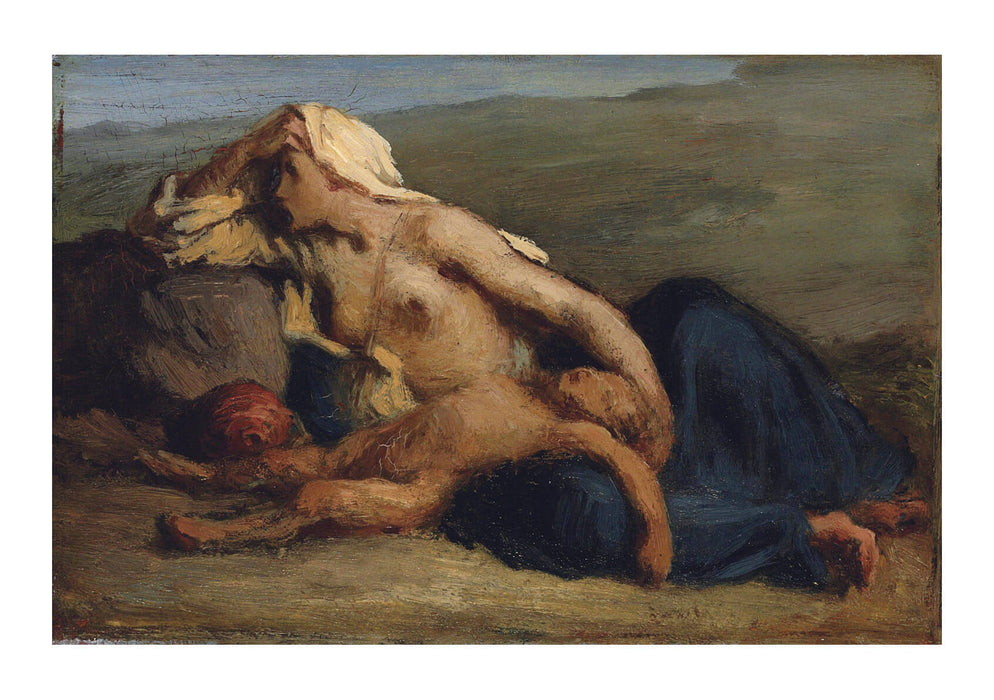Jean Francois Millet - Agar et Isma