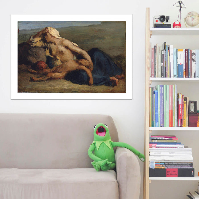 Jean Francois Millet - Agar et Isma