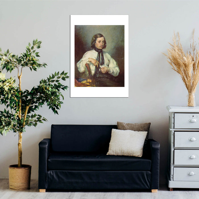 Jean Francois Millet - Portrait in White