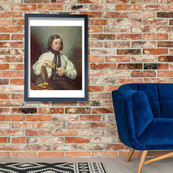 Jean Francois Millet - Portrait in White