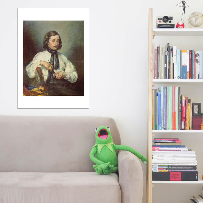 Jean Francois Millet - Portrait in White