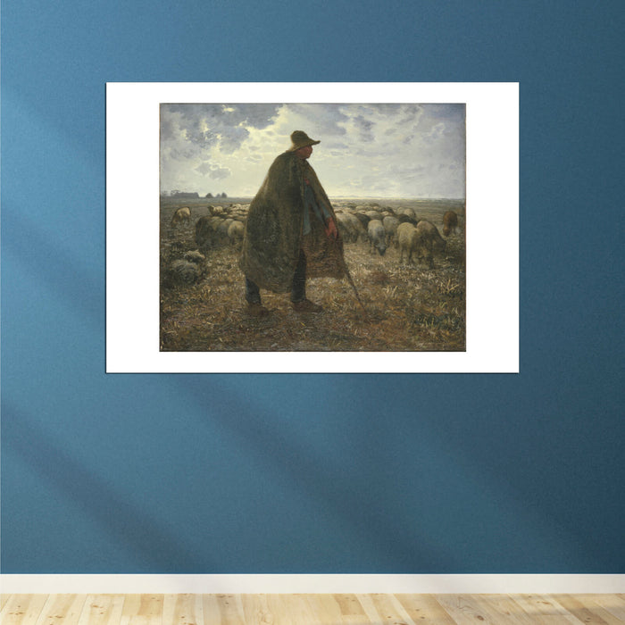 Jean Francois Millet - Shepherd Tending His Flock