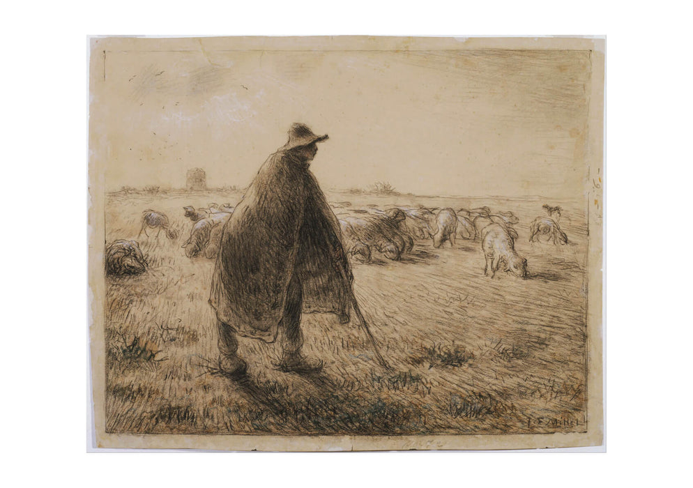 Jean Francois Millet - The Shepherd