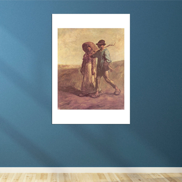 Jean Francois Millet - Walking by
