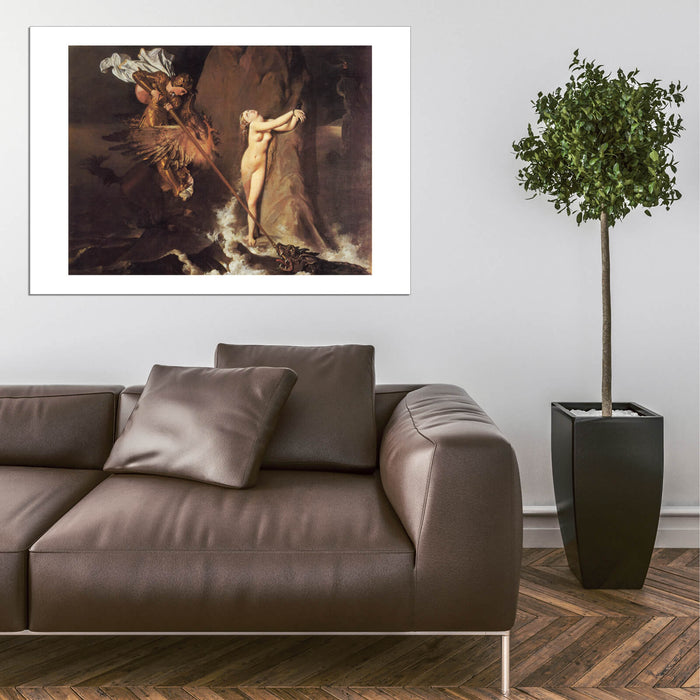 Jean Ingres - Roger Delivering Angelica