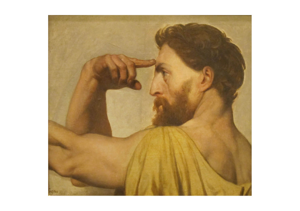 Jean Ingres - The Apotheosis of Homer Study