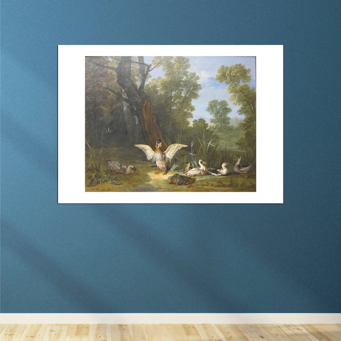 Jean Oudry - Ducks Resting in Sunshine