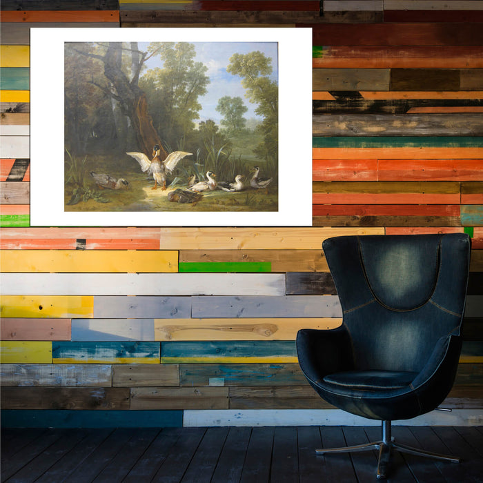 Jean Oudry - Ducks Resting in Sunshine