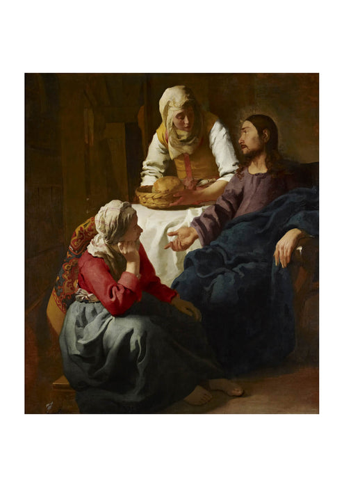 Johannes Vermeer - Christ in the House of Martha and Mary
