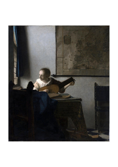 Johannes Vermeer - Woman with a Lute near a window