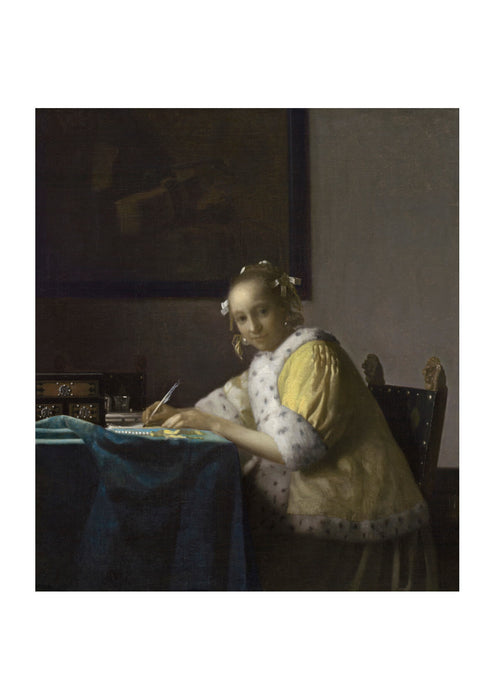 Johannes Vermeer - A Lady Writing