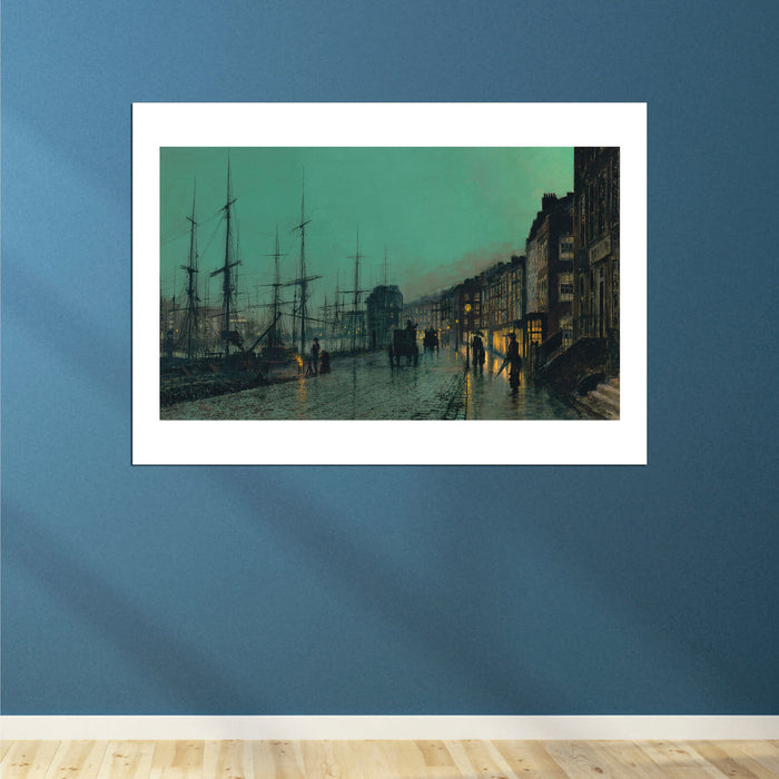 John Atkinson Grimshaw - Shipping on the Clyde