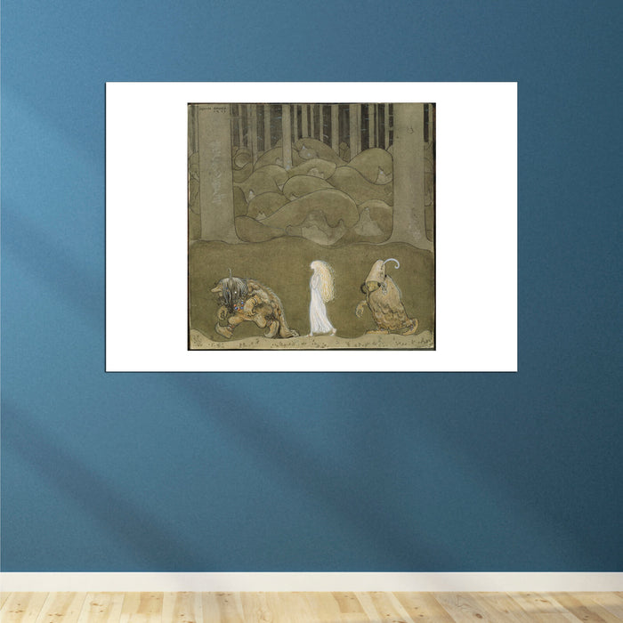 John Bauer The Princess and the Trolls