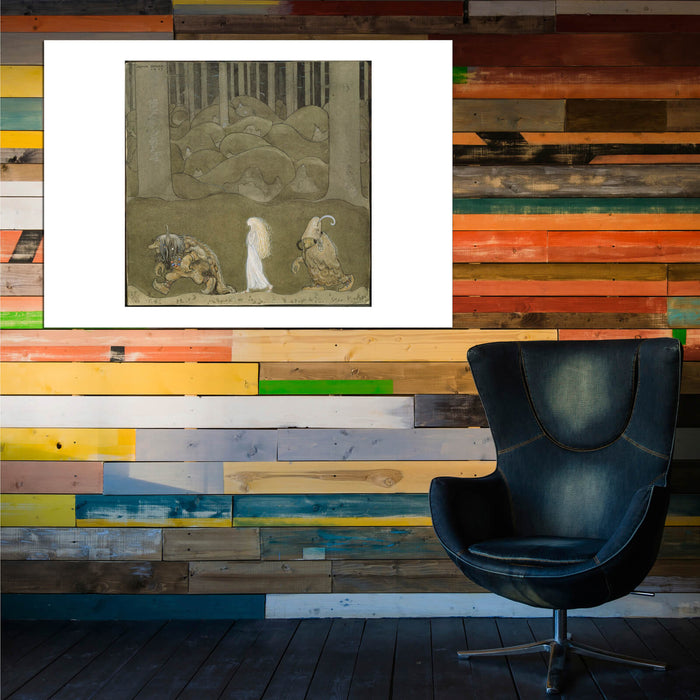 John Bauer The Princess and the Trolls