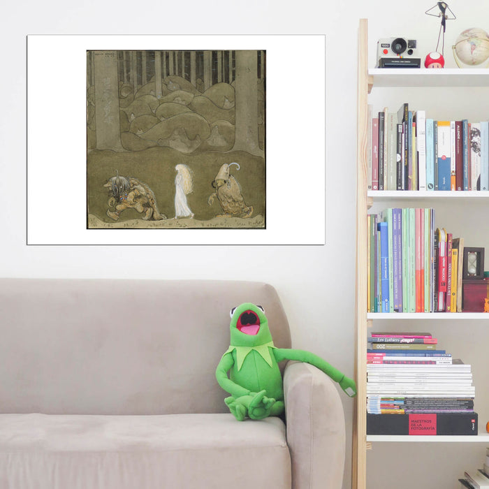 John Bauer The Princess and the Trolls