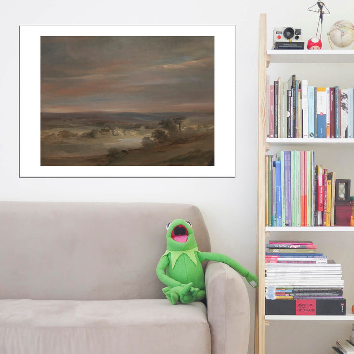 John Constable - A View on Hampstead Heath