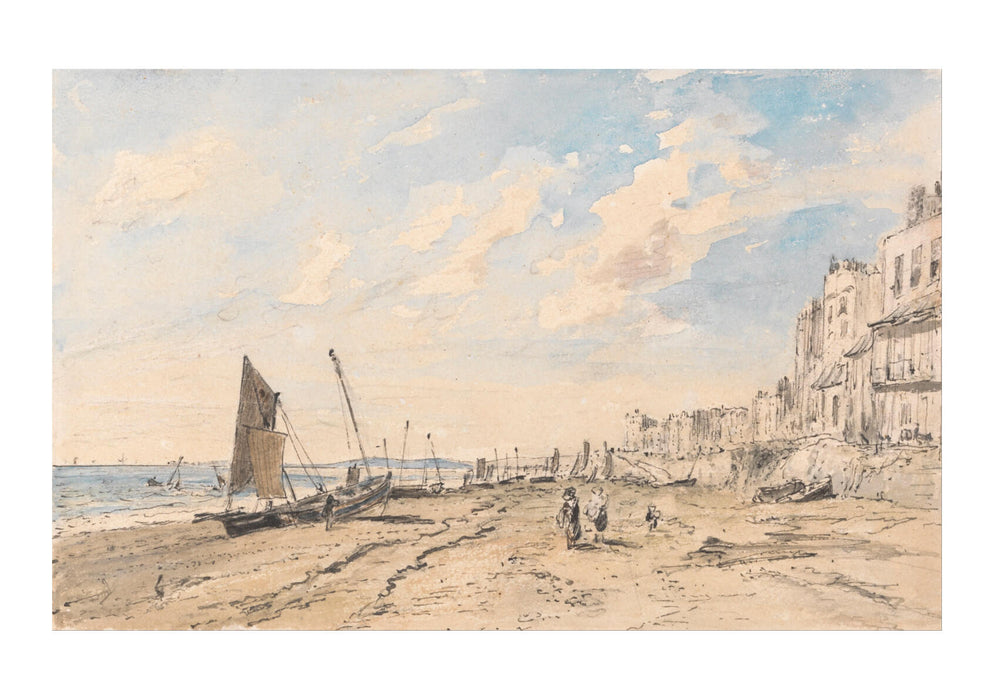 John Constable - Brighton Beach Looking West