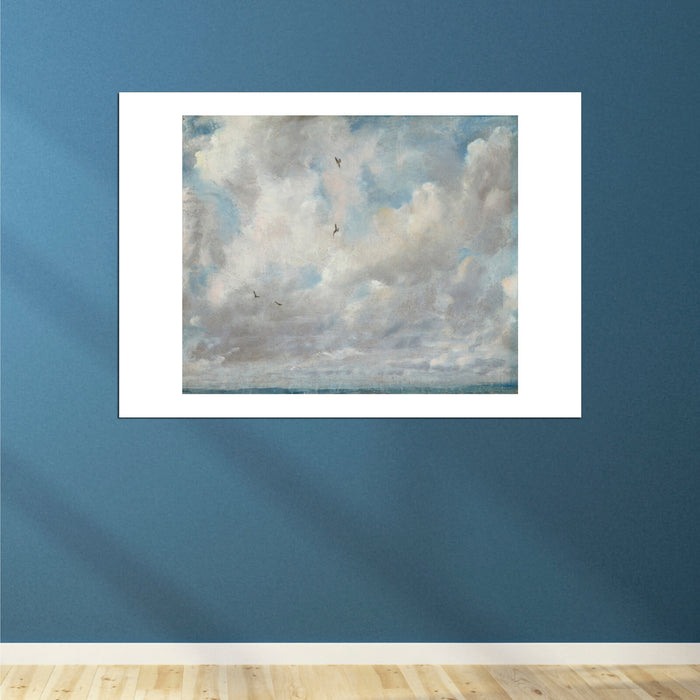 John Constable - Cloud Study White clouds
