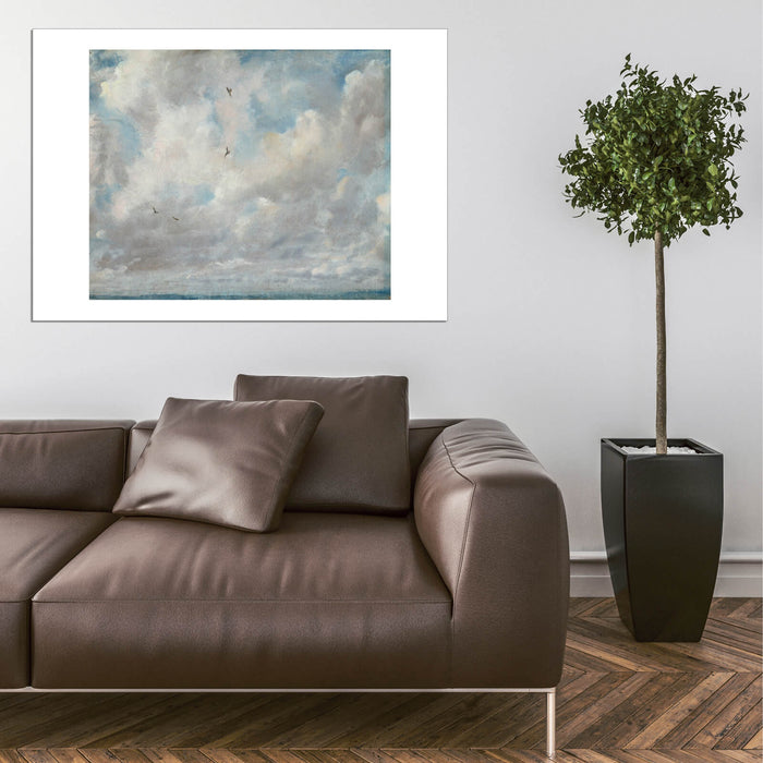 John Constable - Cloud Study White clouds