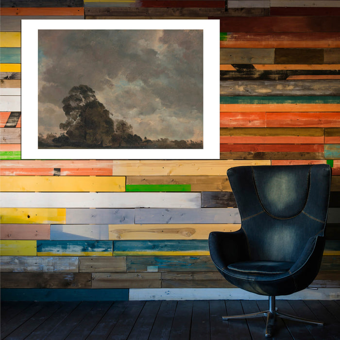 John Constable - Cloud Study with Landscape