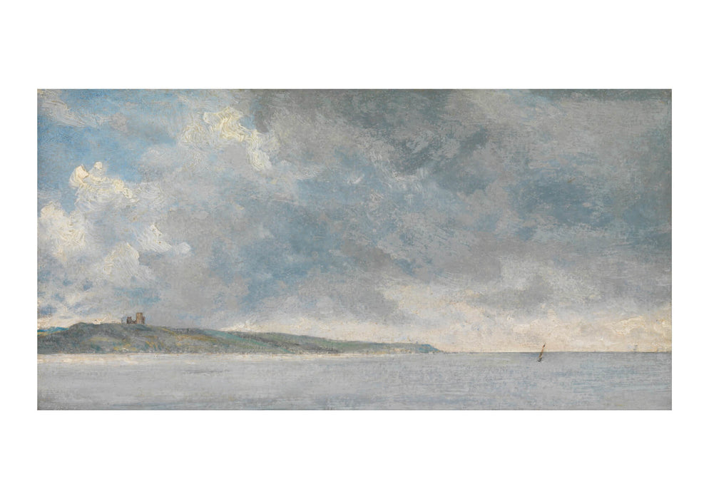 John Constable - Coastal Scene with Cliffs