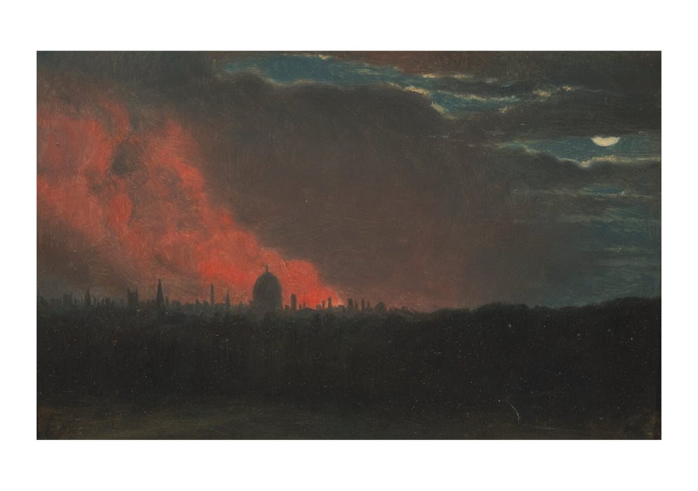 John Constable - Fire in London