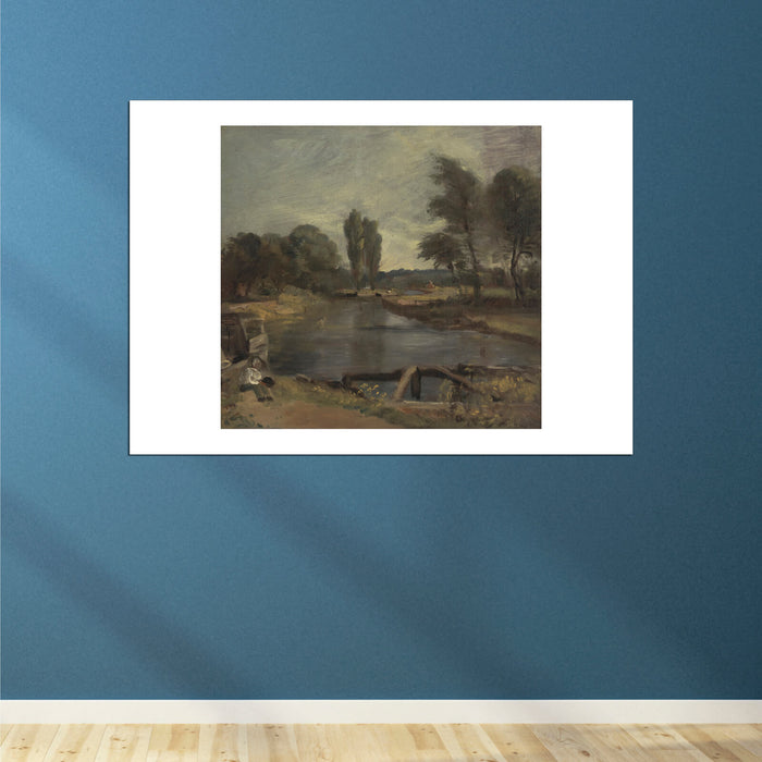 John Constable - Flatford Lock