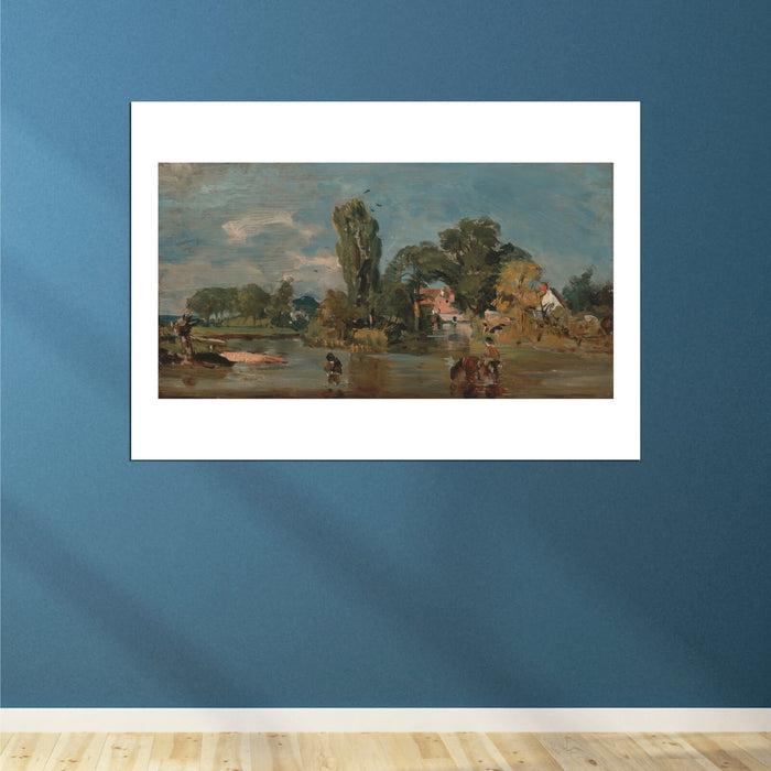 John Constable - Flatford Mill Scene