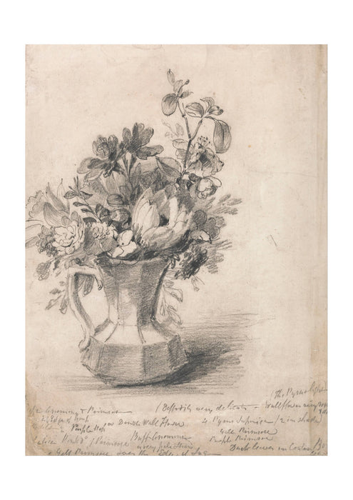 John Constable - Flowers in a Pitcher