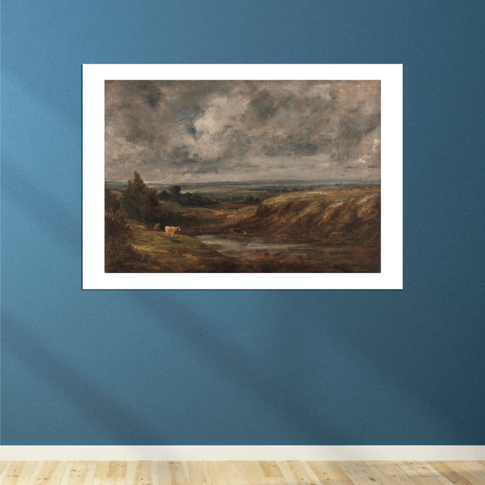 John Constable - Hampstead Heath Dark Clouds