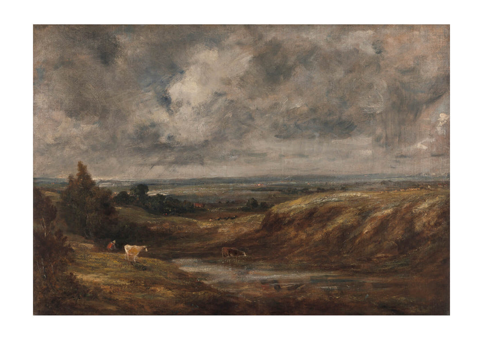 John Constable - Hampstead Heath Dark Clouds