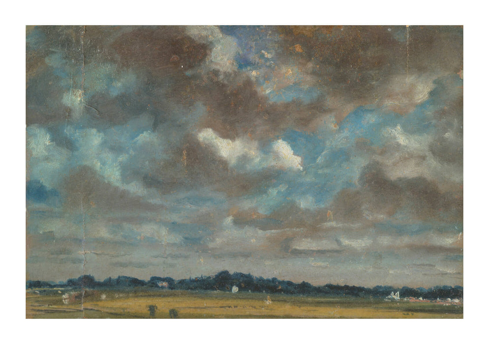 John Constable - Landscape with Grey Clouds