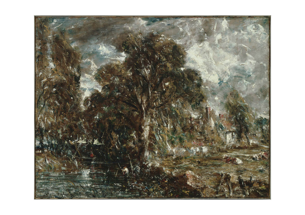 John Constable - On the River Stour
