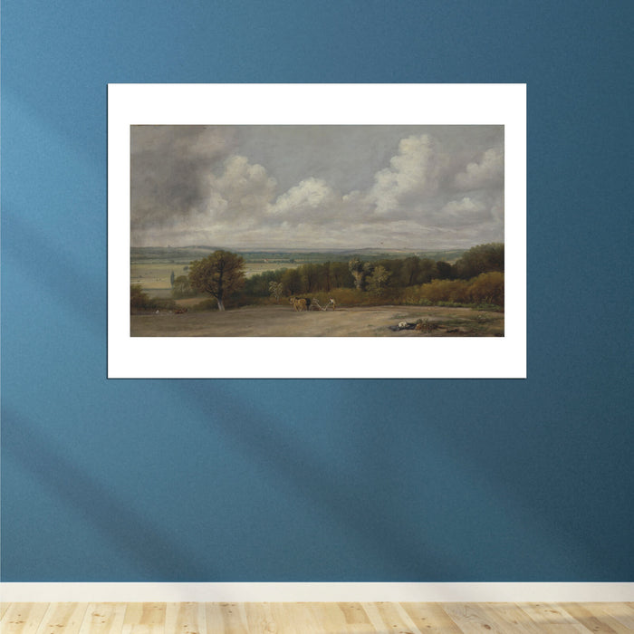 John Constable - Ploughing Scene in Suffolk