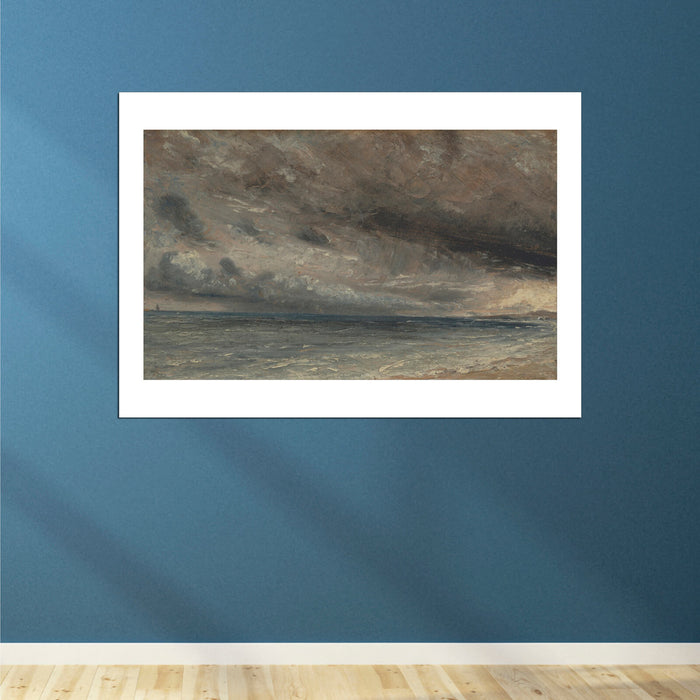 John Constable - Stormy Sea Brighton