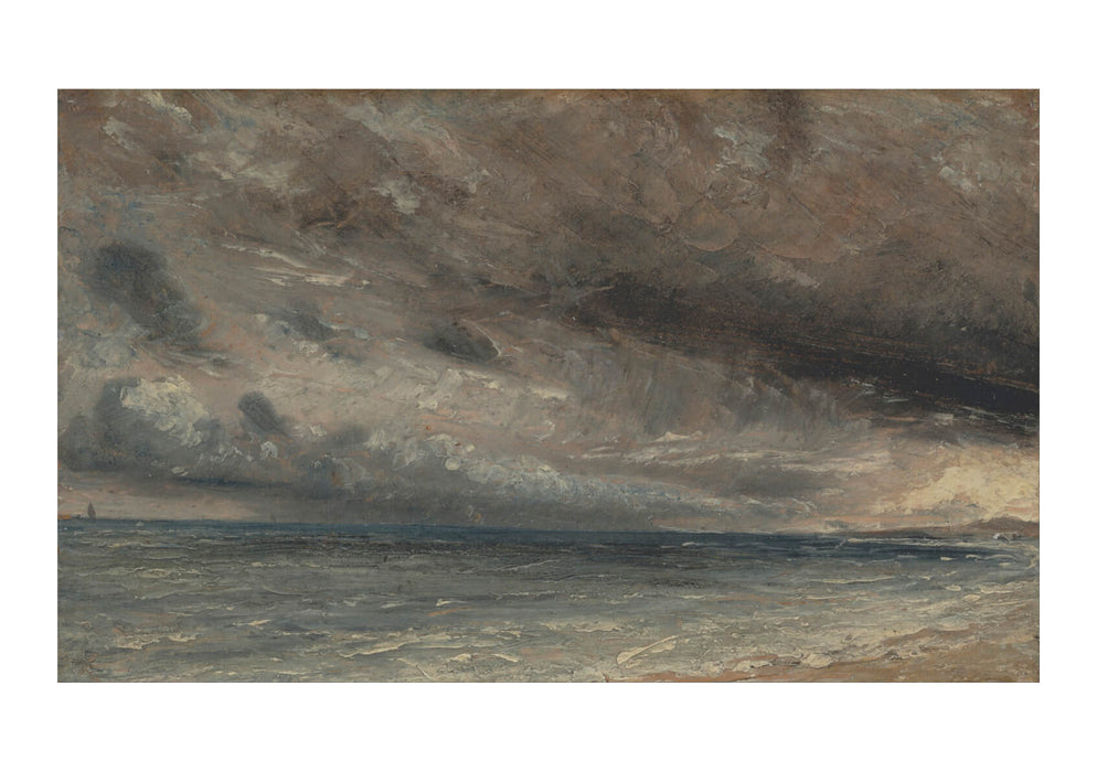 John Constable - Stormy Sea Brighton