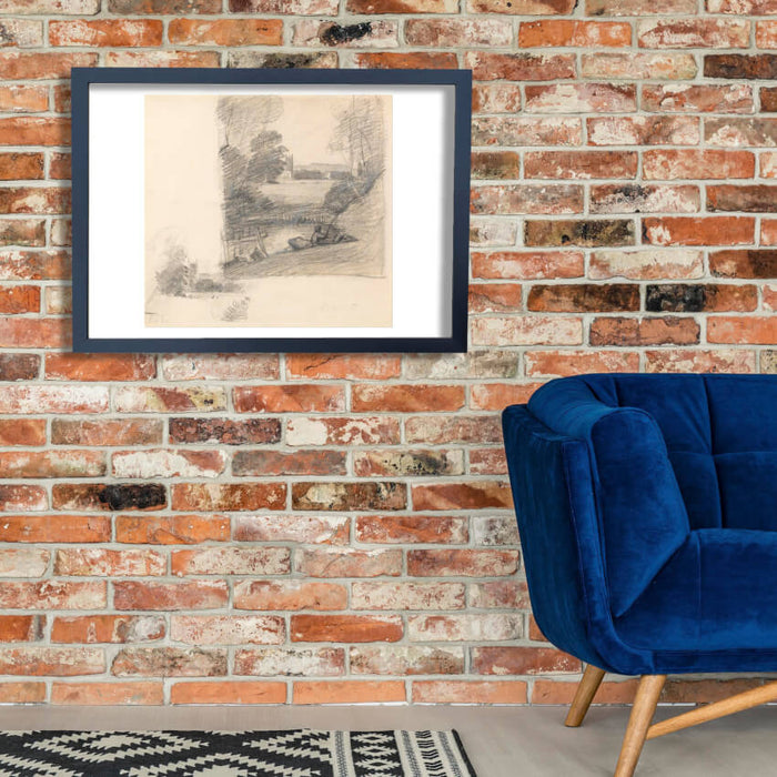 John Constable - Two Studies of Dedham Church