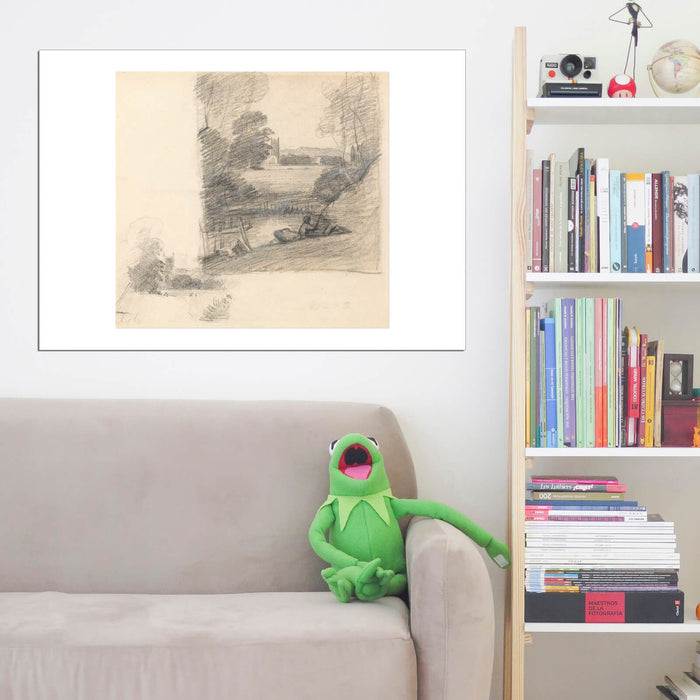 John Constable - Two Studies of Dedham Church