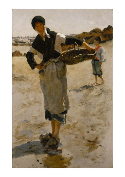 John Singer Sargent - Breton Woman with a Basket