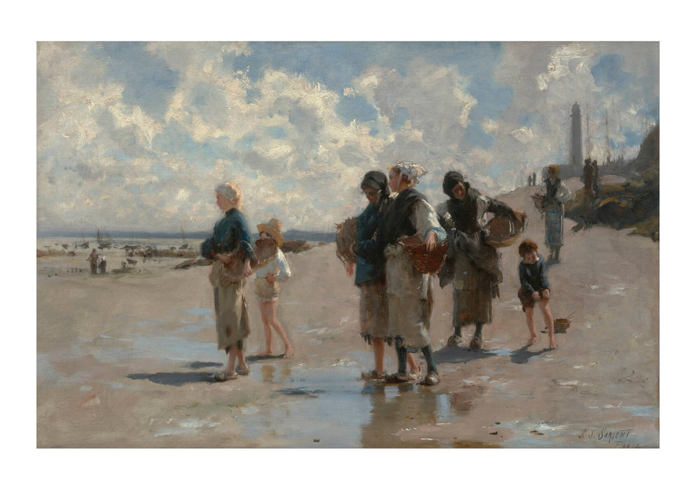 John Singer Sargent - Fishing for Oysters at Cancale