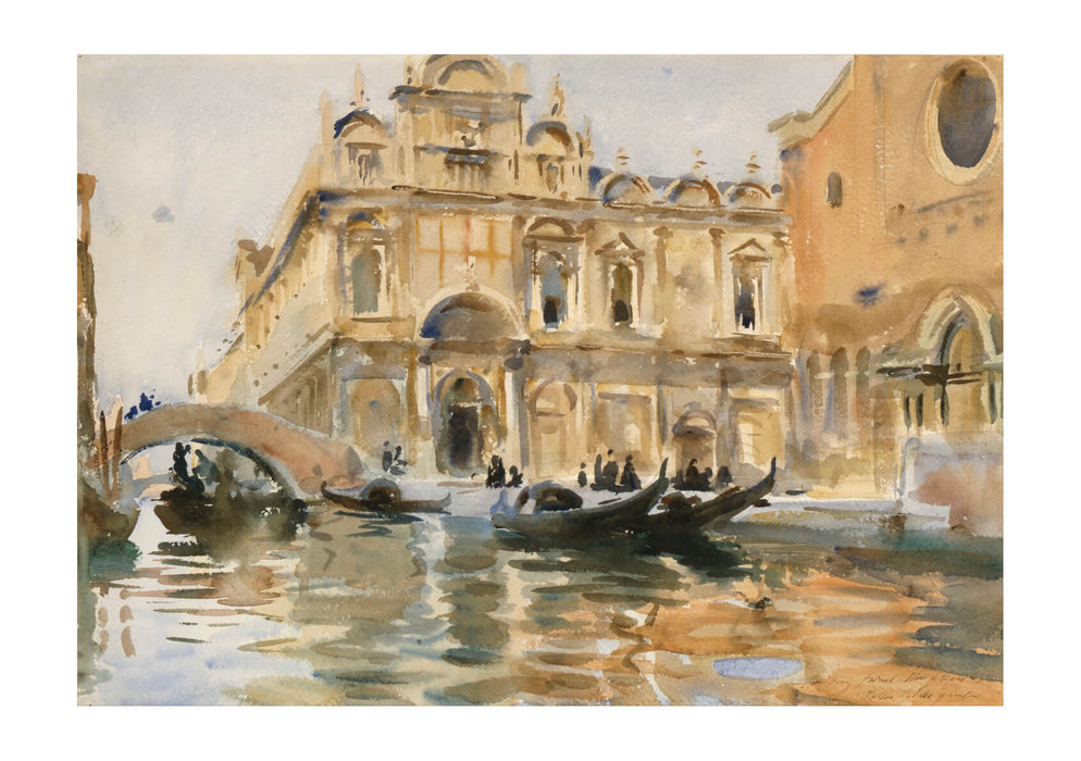 John Singer Sargent - Rio dei Mendicanti Venice